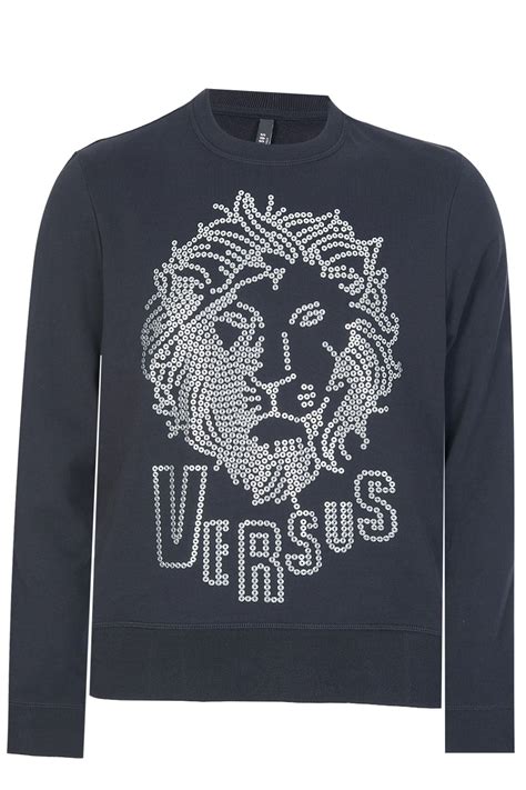 versace black lion sweatshirt